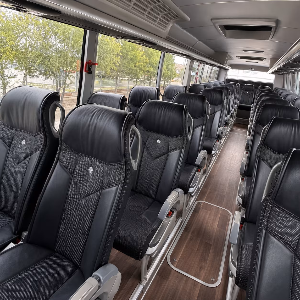 elizabeth charter bus interior gallery