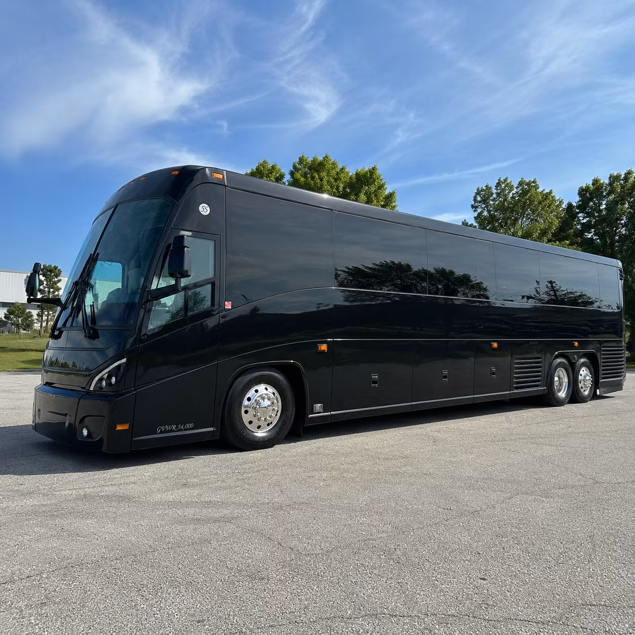 elizabeth charter bus services exterior