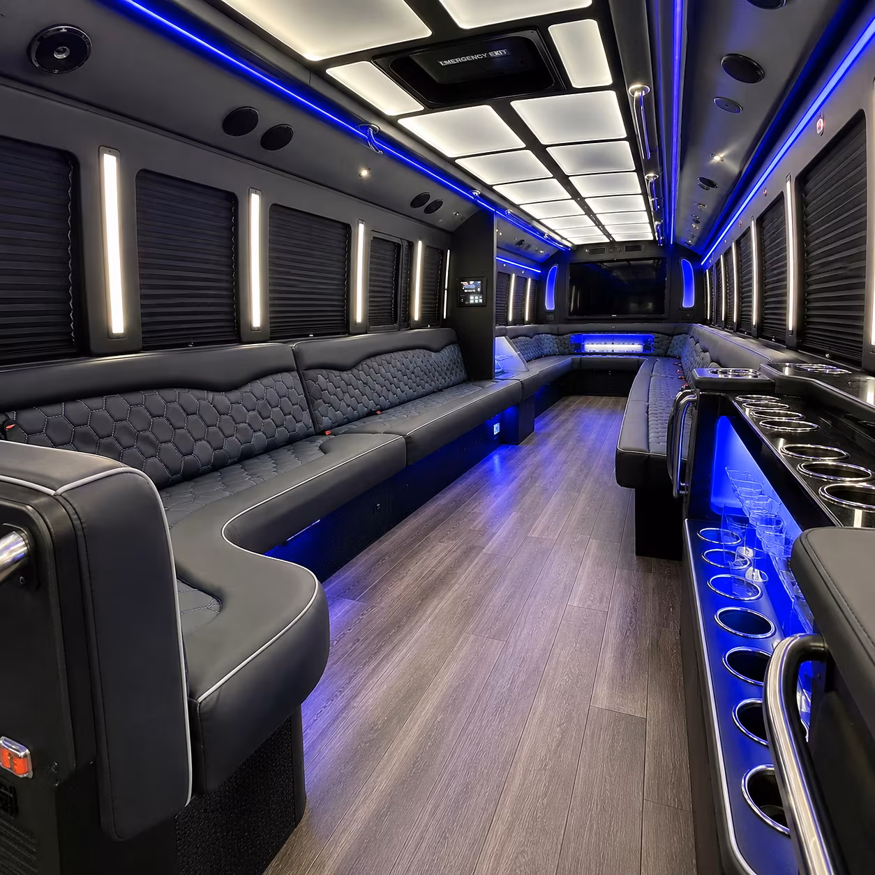 elizabeth party bus rentals inside